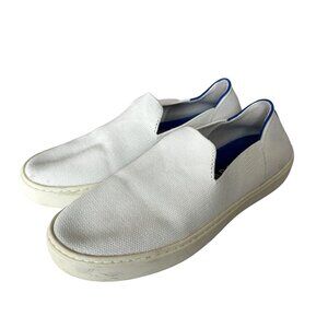 Rothy’s The Original Slip On Sneaker White Womens Size 7.5
